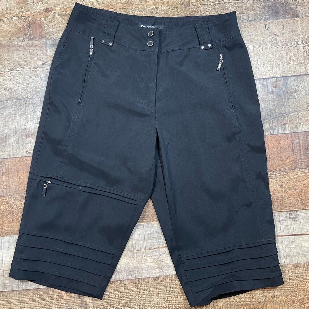 DKNY Golf Black Cropped Pants size 4
